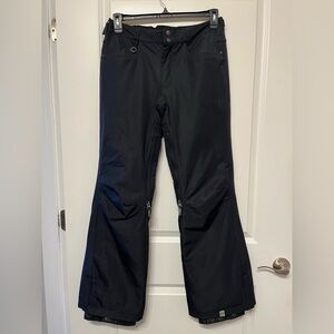 Roxy women’s medium black snow ski snowboard outdoor pants winter waterproof EUC